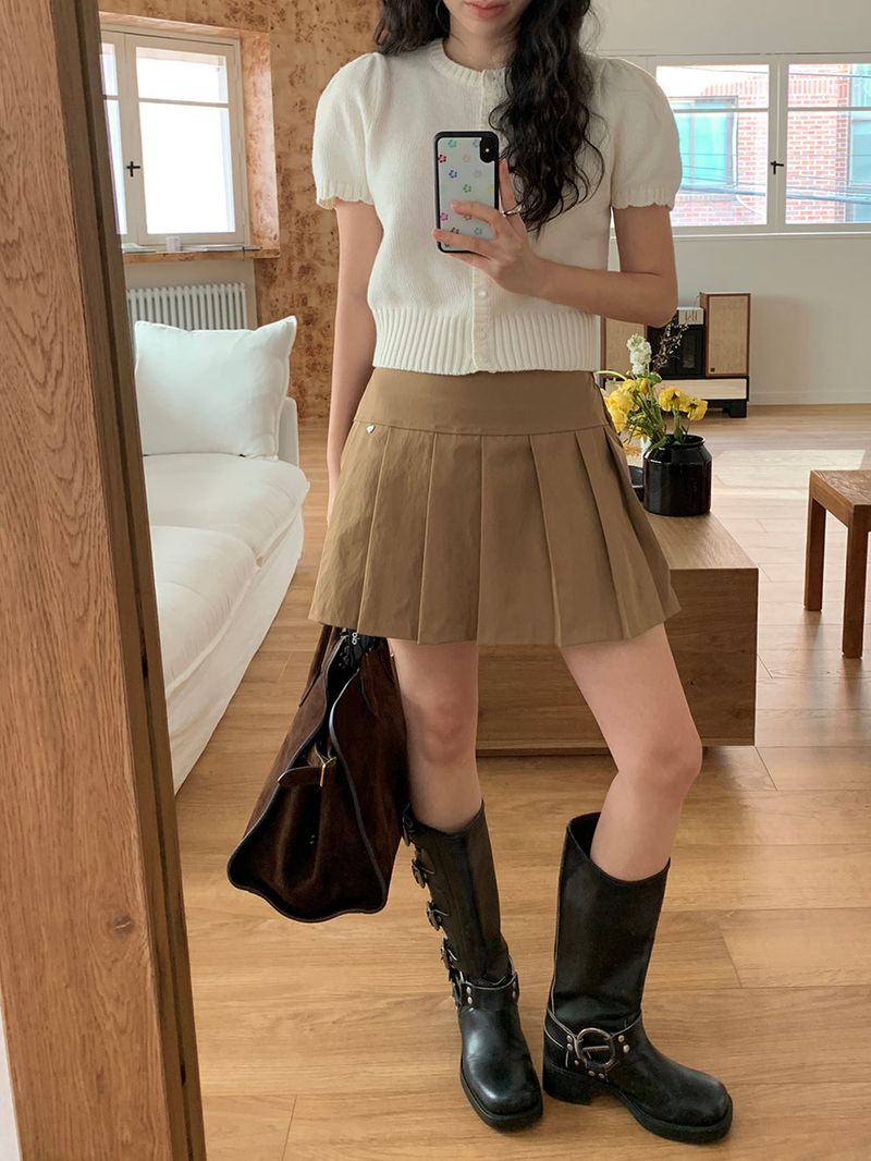 [MADE] Rendez Cashmere Puff Cardigan