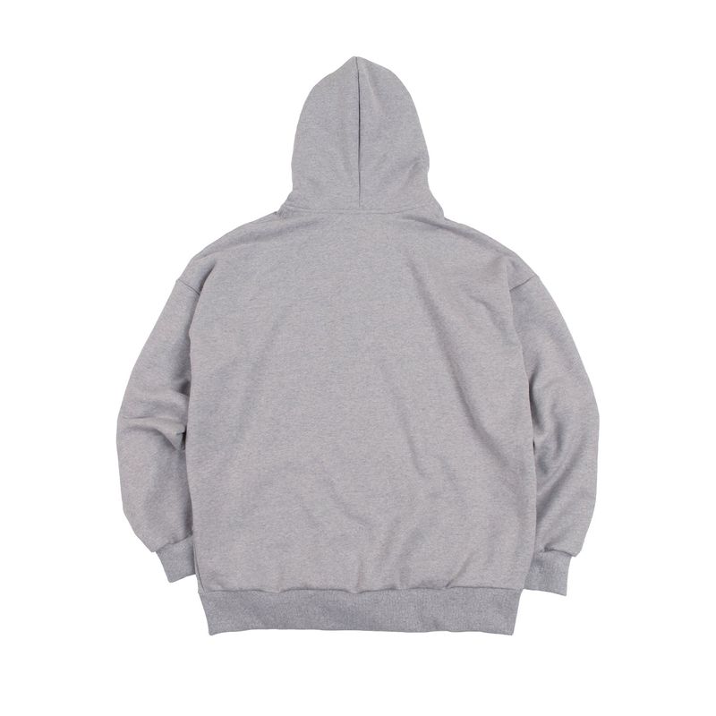 EMB LOGO HOODIE gray
