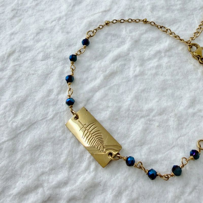 Midnight Tag Bracelet