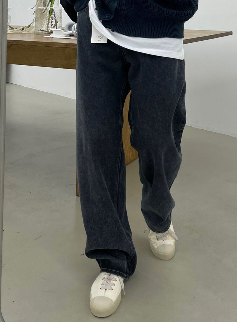 NERB SNOW BLUE SEMI DENIM PANTS(ONE COLOR)