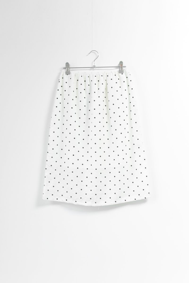 linen dot midi skirt(2colors)