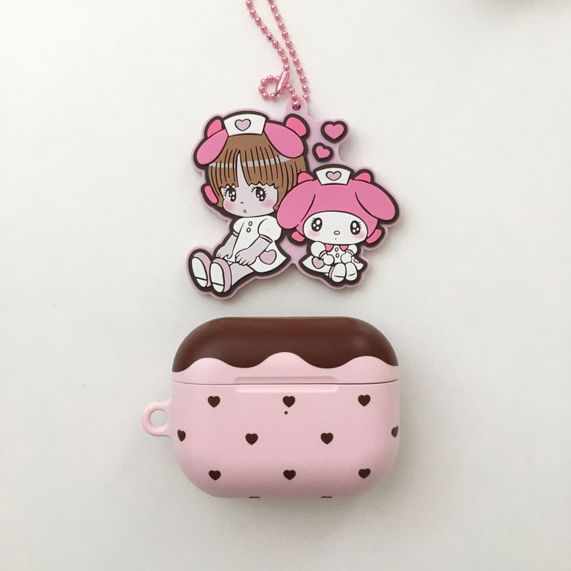 チョコフォンデュ エアポッズケース - ピンク