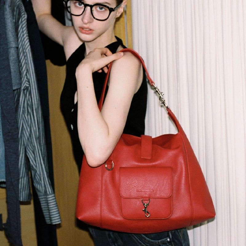 PK Slouch Bag (deep red)