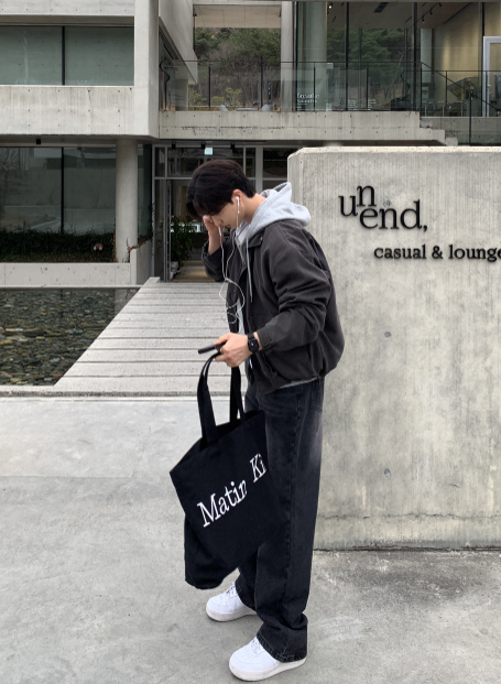Decrab Washed Light Overfit Night Jacket