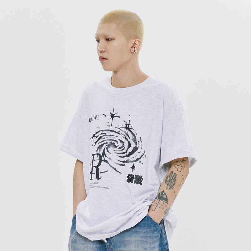 ROMANTIC CROWN（ロマンティッククラウン）の「SHINING EFFECT TEE SHIRT（Tops）」