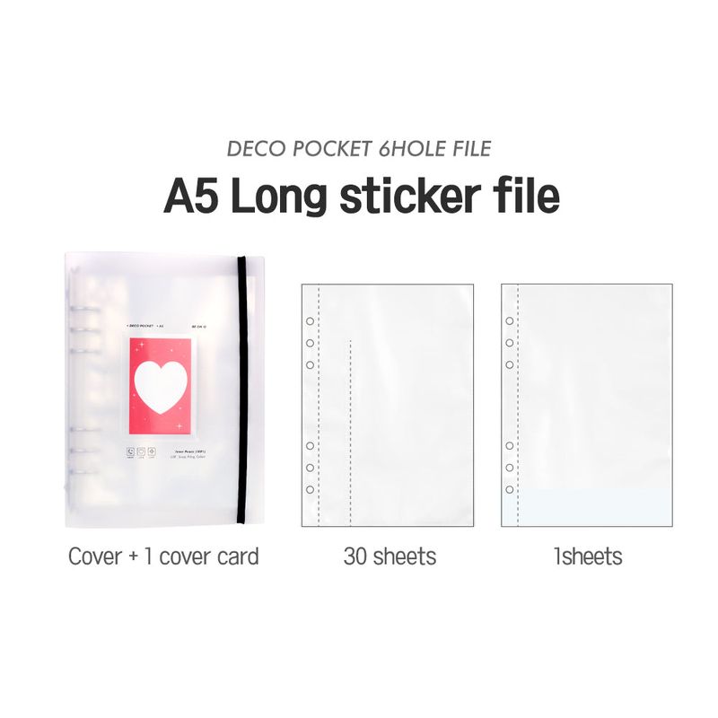 A5 Deco Pocket 6-Ring File