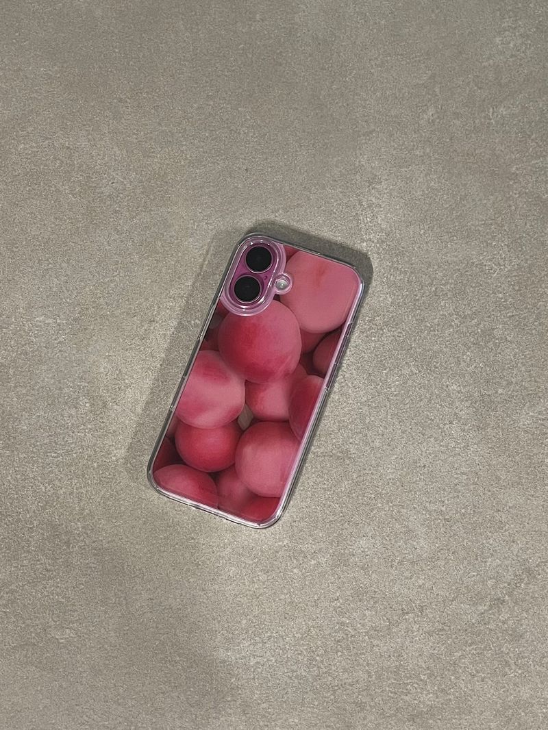 tiny weather(タイニーウェザー)の「peach jelly hard case(Smartphone Accessories)」