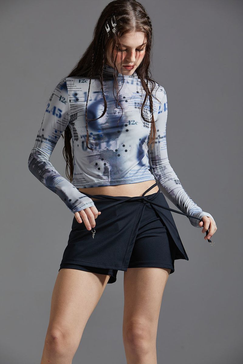 MAP PRINTING T-SHIRT