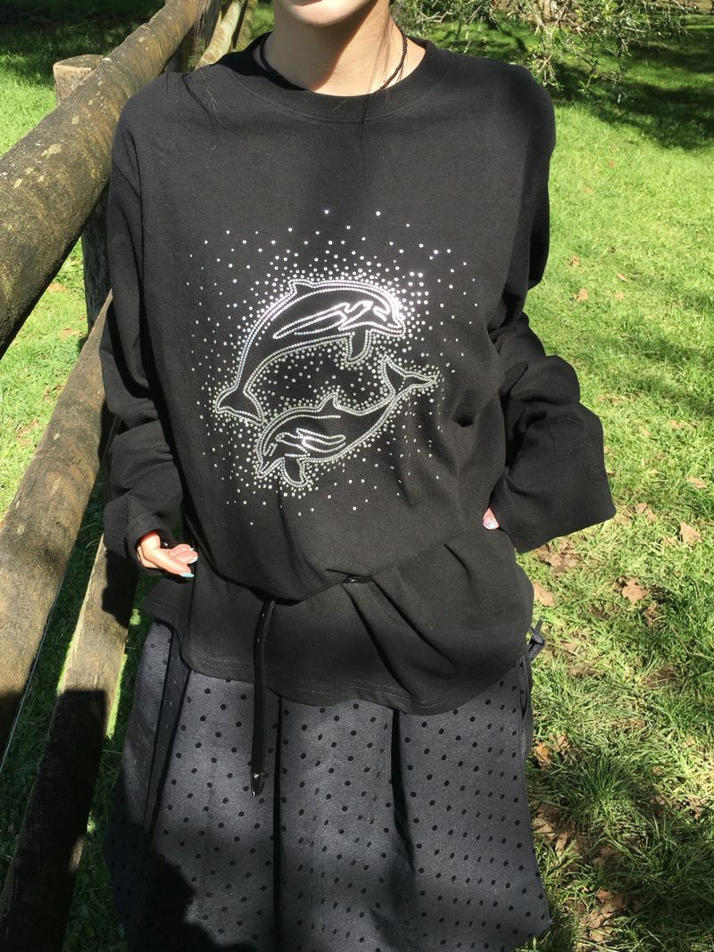 Hotfix Dolphin Loose Long Sleeve (2c)