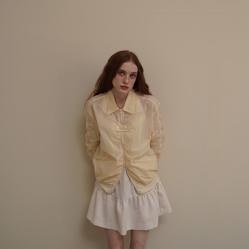UBEIGE(ユーベイジ)の「Lime Nylon Shrring Jacket(Jackets/Outerwear)」