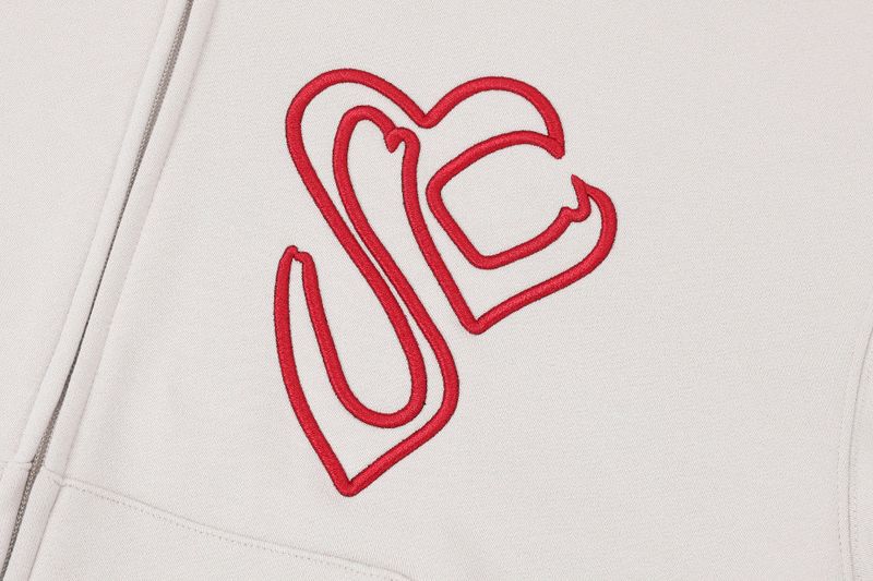 26SS★ Rubber Stitch Hood Zip-Up