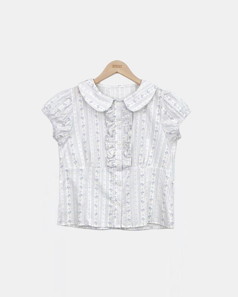 Rohue Frill Short Sleeve Blouse