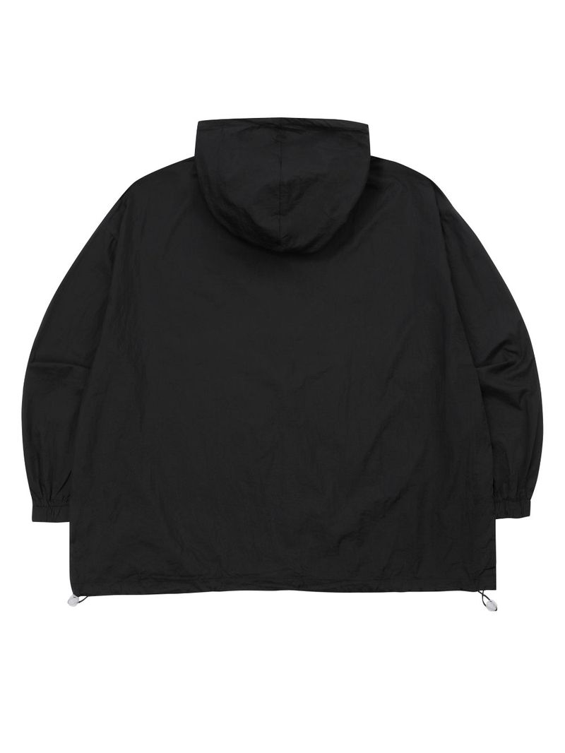 LENUA SEE-THROUGH TWO WAY WINDBREAKER (2Color)