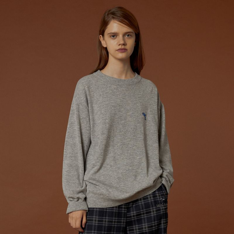 Dolphin Cashmere Crew Neck Knit