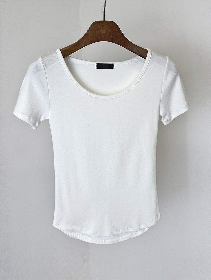 MODAL U-NECK TEE (4C)