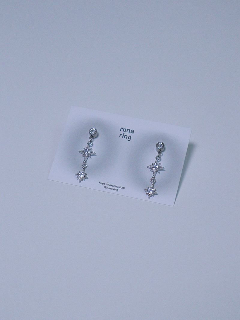 Shiny starlight earrings