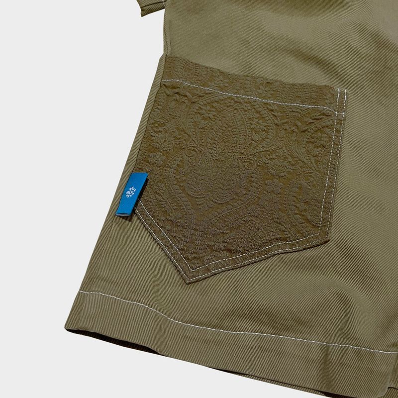 bio jacquard pocket shirts_beige