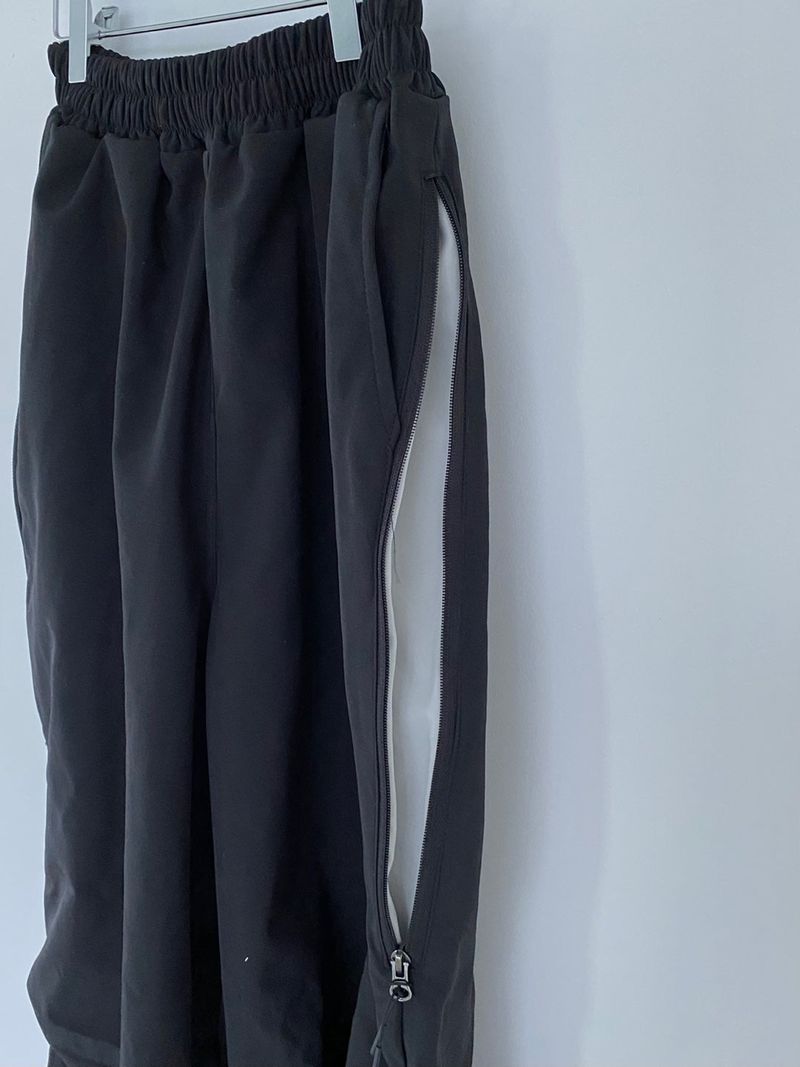 Color color zipper balloon pants 2C