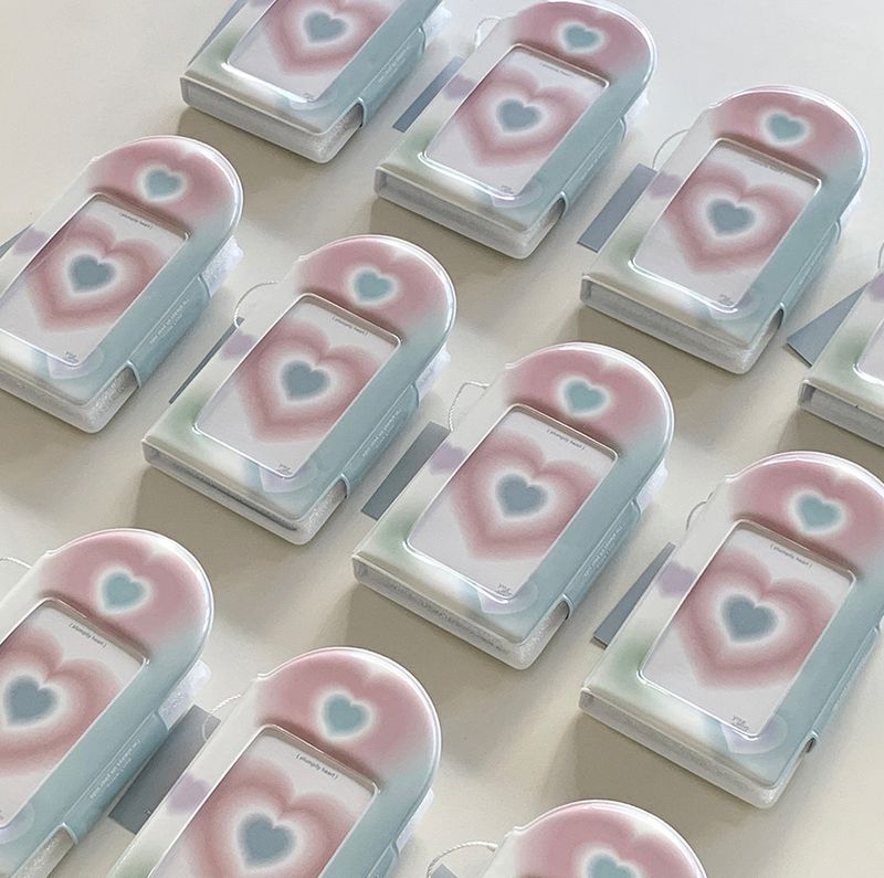 your emotions（ユアーイモーション）の「plumpily heart collect book / pastel blue（Smartphone Accessories）」