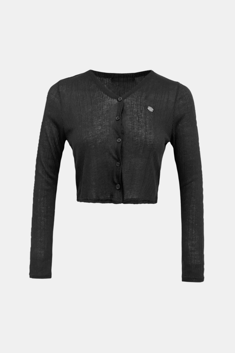 Spring See-through V-neck Cardigan