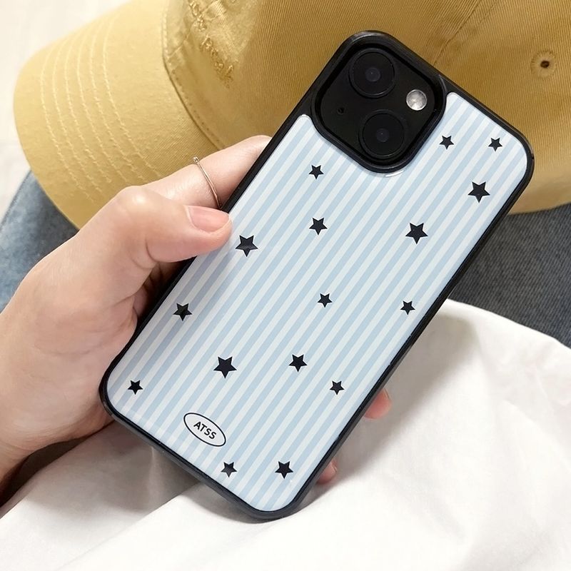 Striped star epoxy bumper case