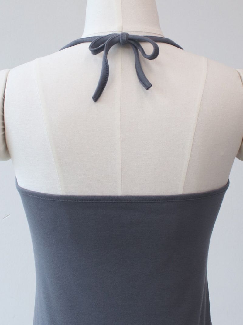 halter chilling top
