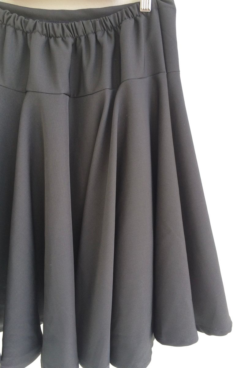 A-line rose flare skirt