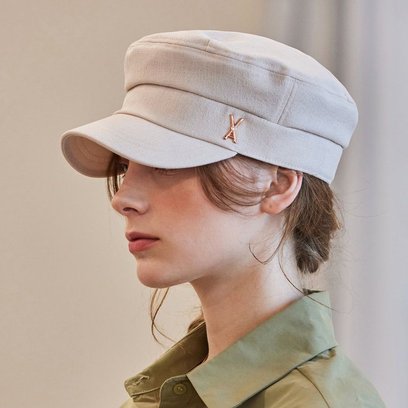 VARZAR(バザール)の「VA Cubic Stud Matroos Cap / Beige(Hats)」