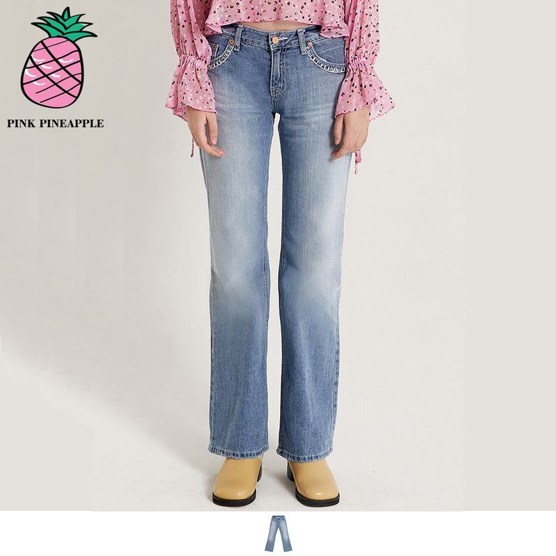 PINK PINEAPPLE（ピンクパイナップル）の「T.R BOOTS CUT（Pants）」