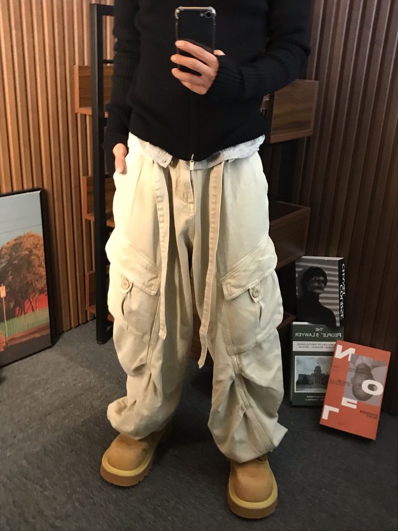 Layer Strap Cargo Pants