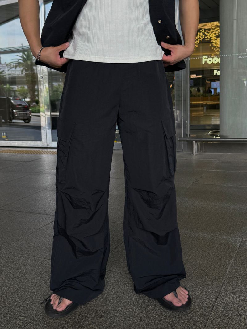 Entry nylon muscle fit cropped shirt