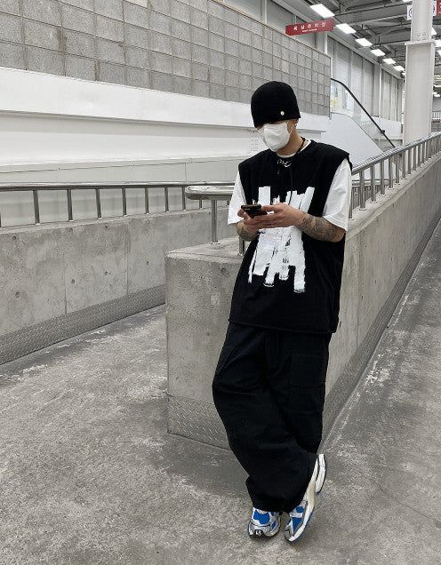 No.9488 paint long sleeveless (3color)
