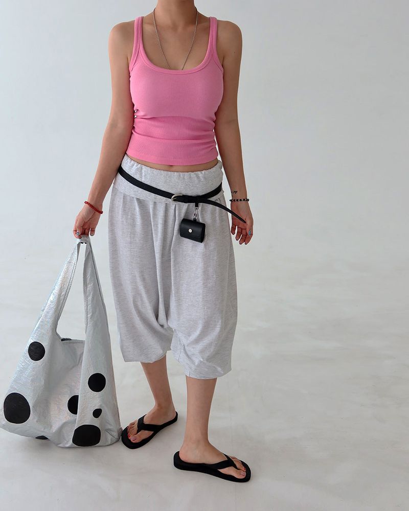 mixed dot bling silver shoulder bag