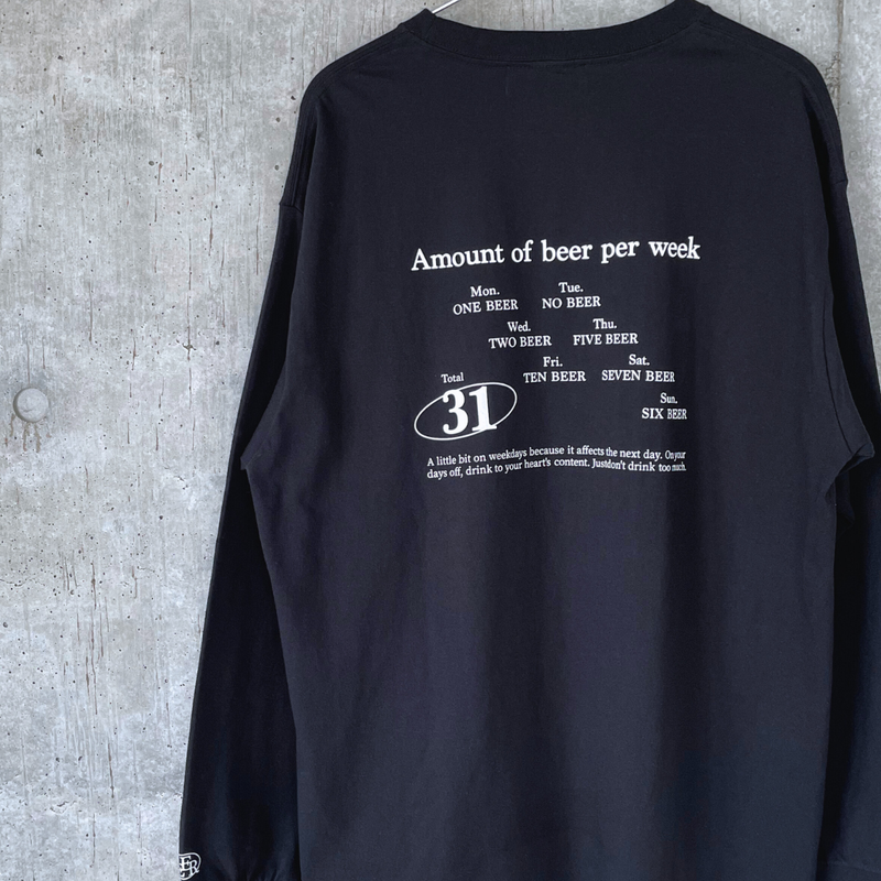 OneDrop BEER LOGO Long T shirt