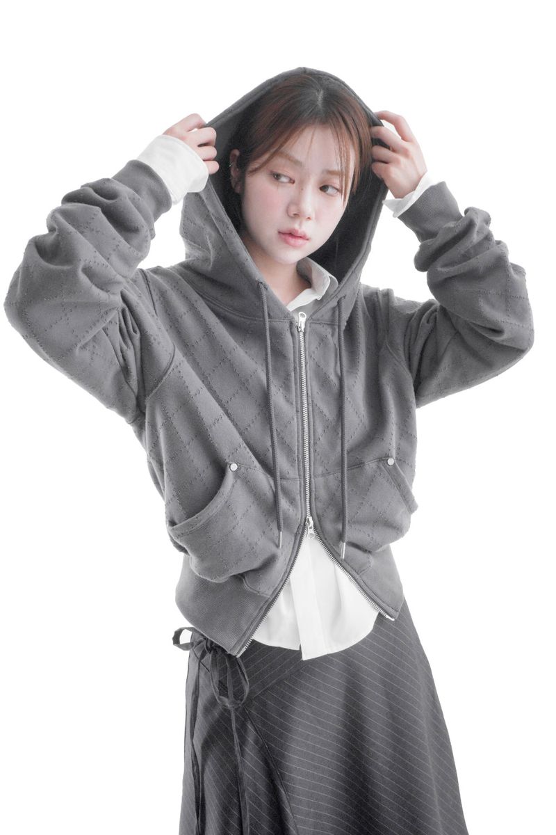 UTILITY QUILT HOODIE