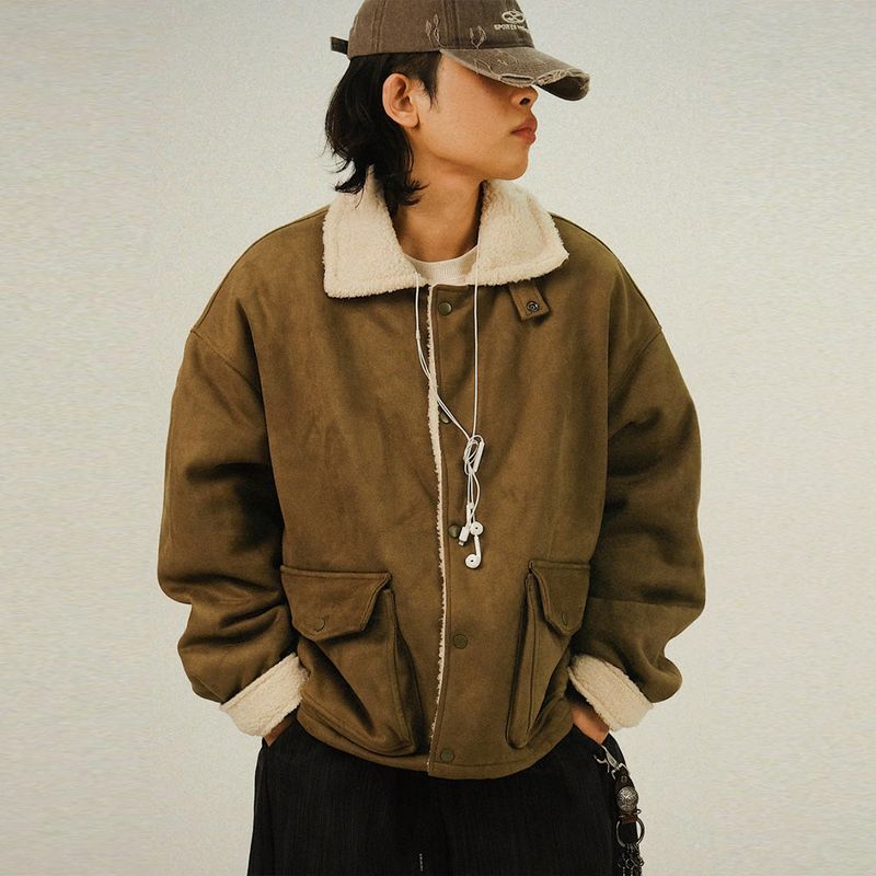 SEMIKAJI（セミカジ）の「SL Suede Fleece Mustang Jacket（Jackets/Outerwear）」