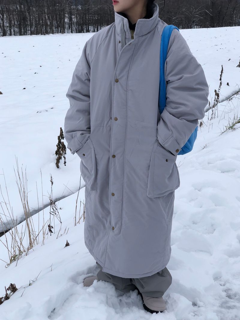 (quilted beam) Biei raglan padding coat
