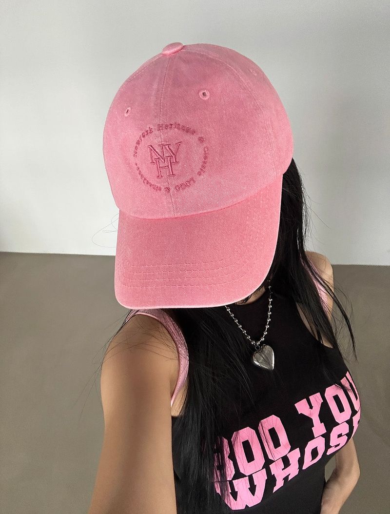 Pigment washing ball cap