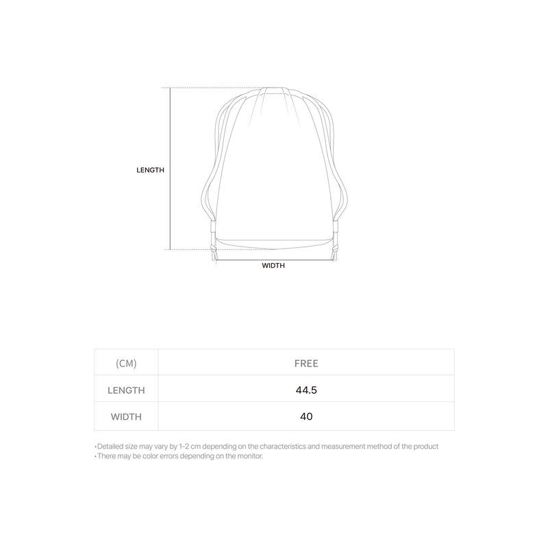 Recycle String Backpack (RED)
