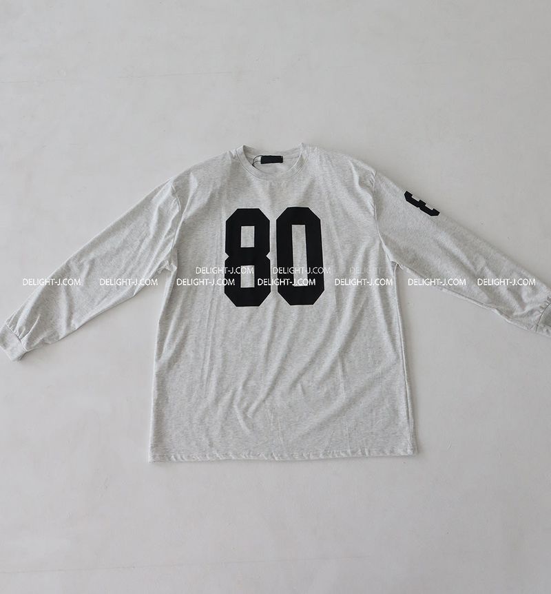80 Number Oversized Fit Sweatshirt