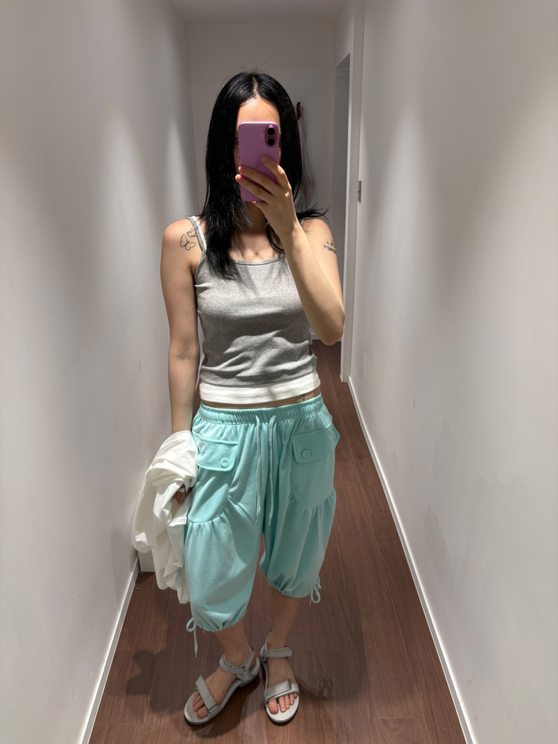 Double layered sleeveless top(3color) 