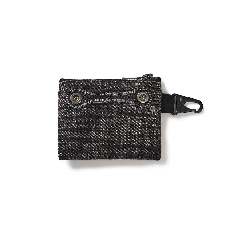 Ortega pouch key ring / Black purple