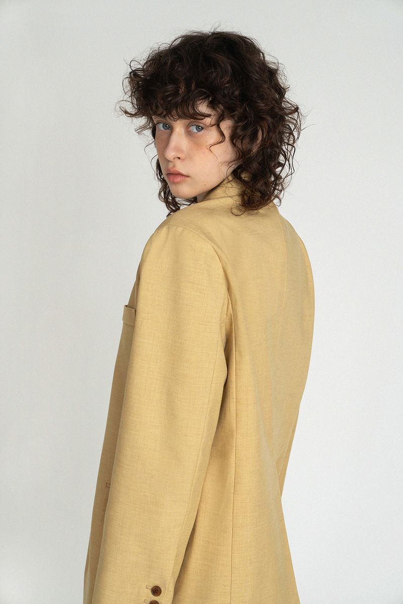 New roman jacket_mustard