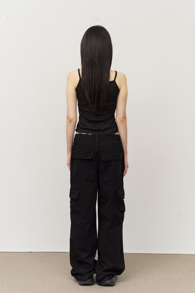(W) Dun Wrinkled Scarf Top