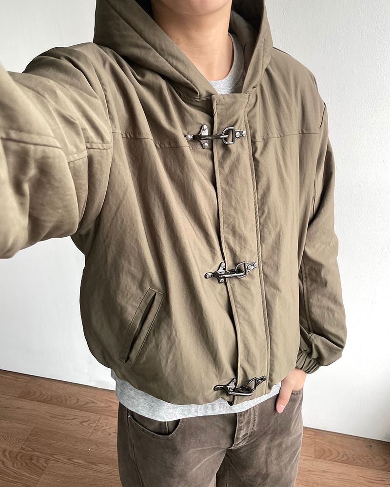Fireman Buckle Hooded Jumper