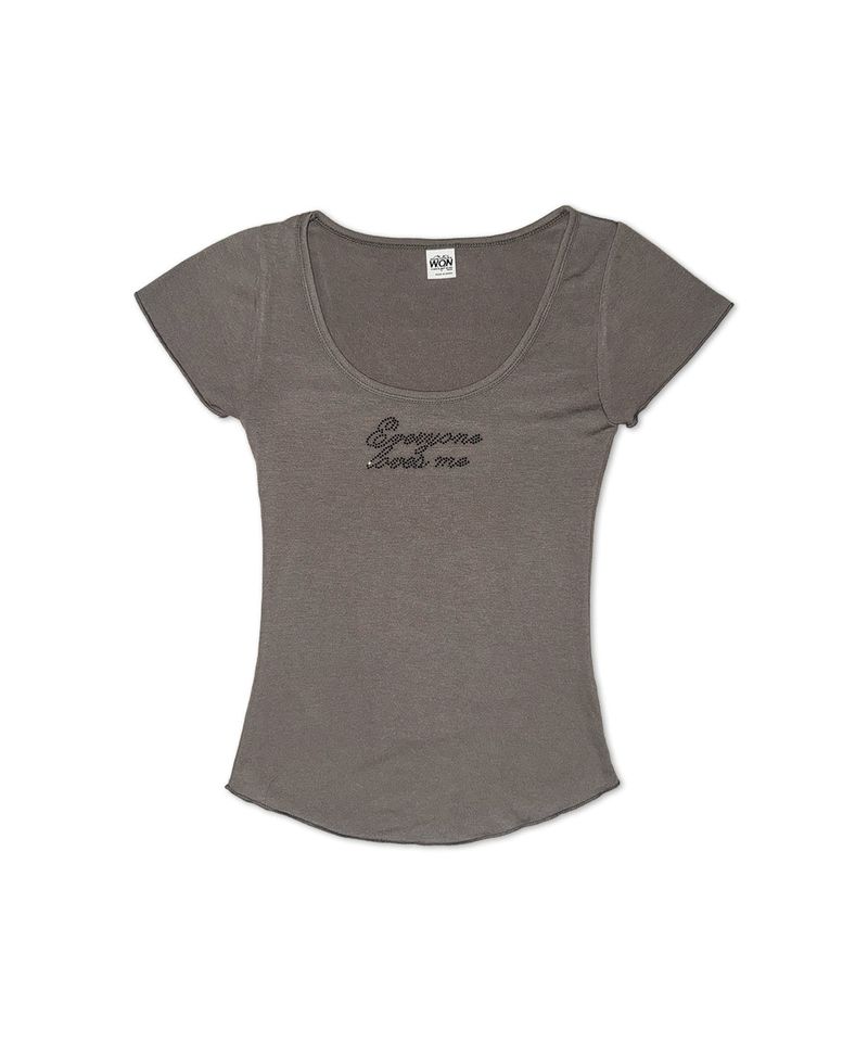 exy corset glitter tee (4colors)