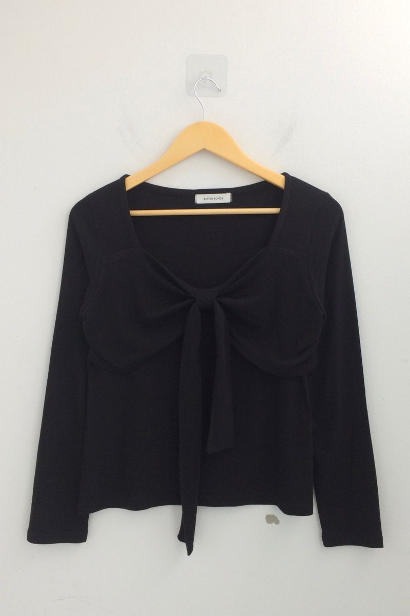 drape ribbon top