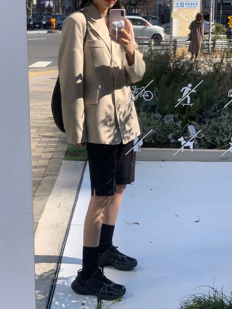 [MADE] Maatte Slit Biker Slacks