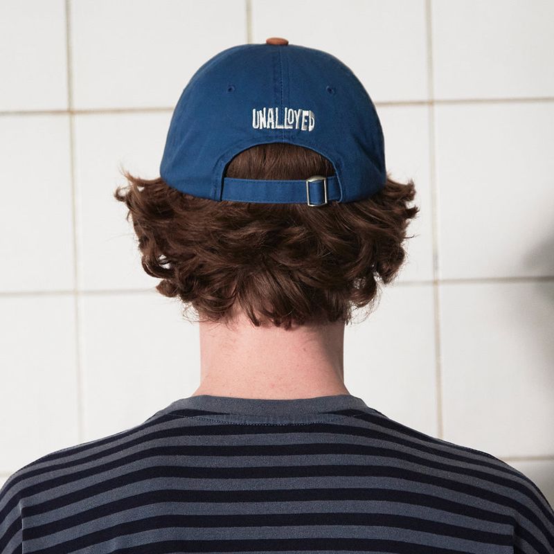 U LOGO TWO-TONE CAP / BLUE