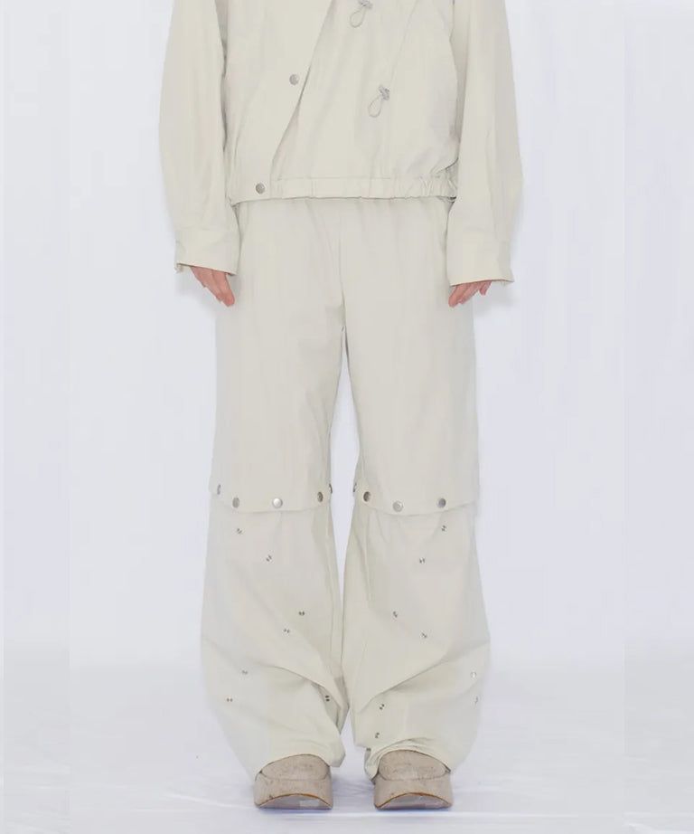2WAY DEFORMED TRACK PANTS
